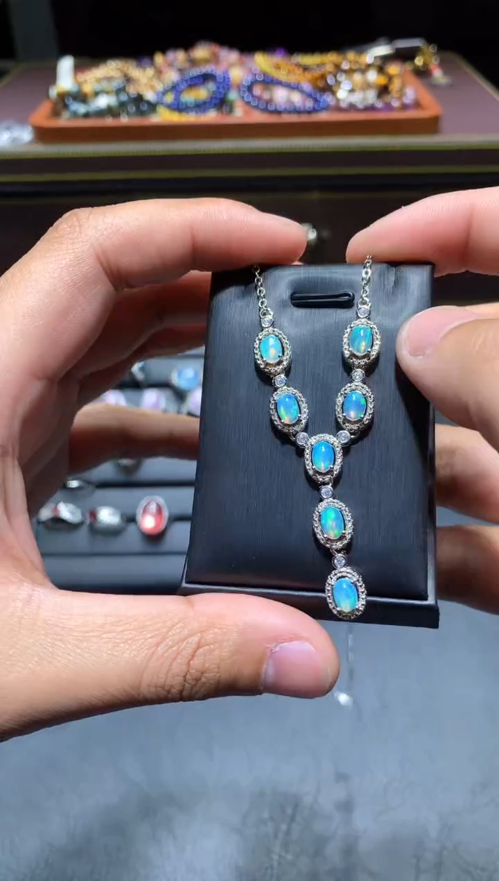 【闪购商品】欧泊颈饰未镶嵌L52【多样性发其一】