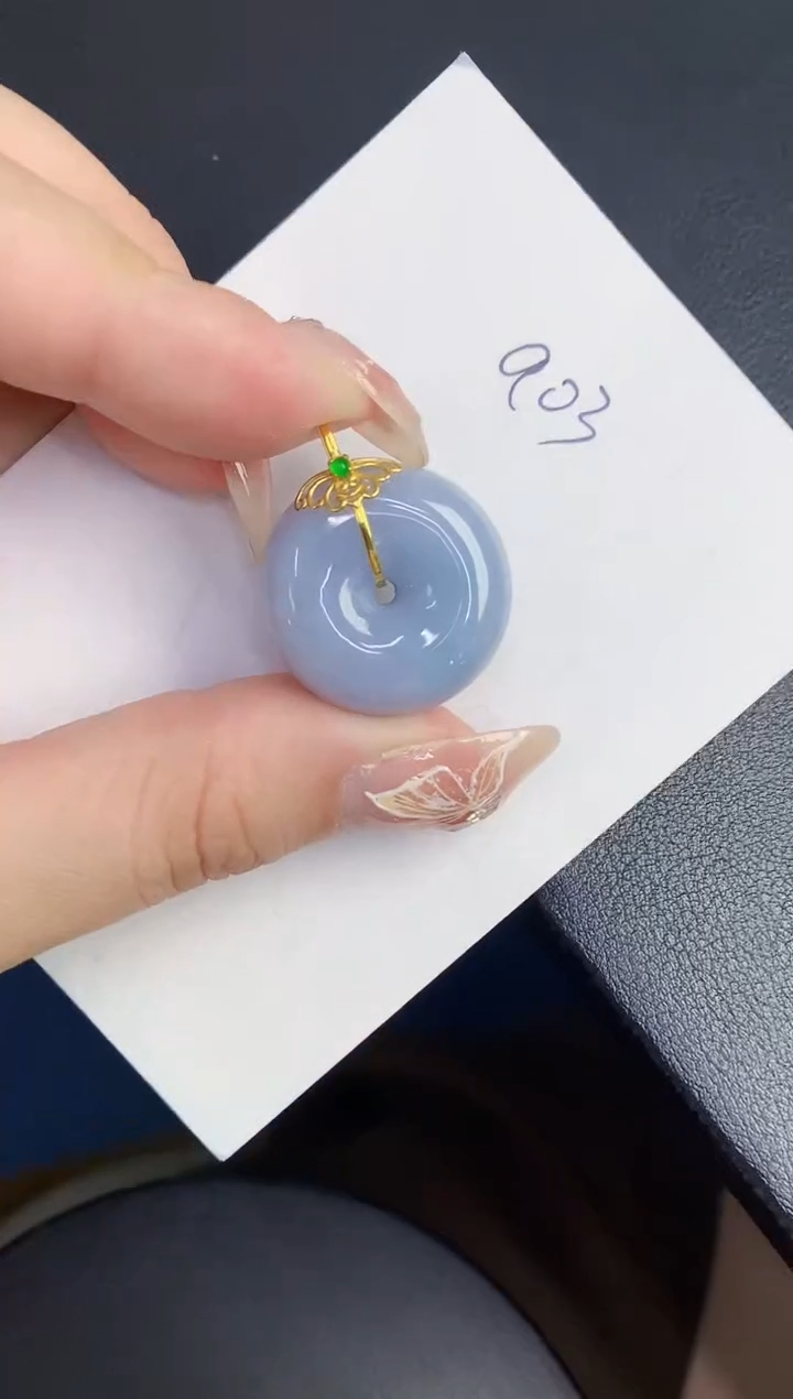 【闪购商品】翡翠颈饰18K金镶嵌0000000000
