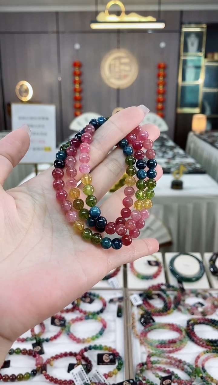 【闪购商品】单圈手串6mm+未镶嵌碧玺（多样性发一条）hon