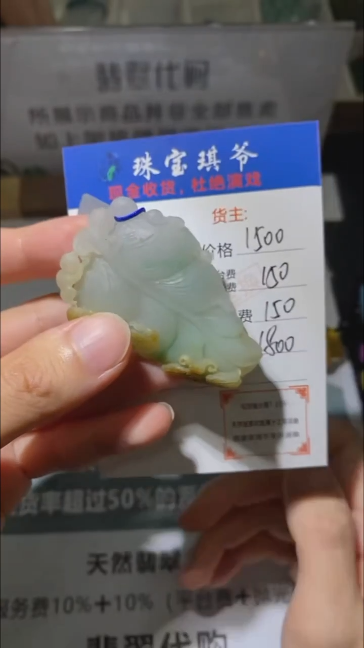 未镶嵌定制翡翠胸****~-毛货-不退不换-