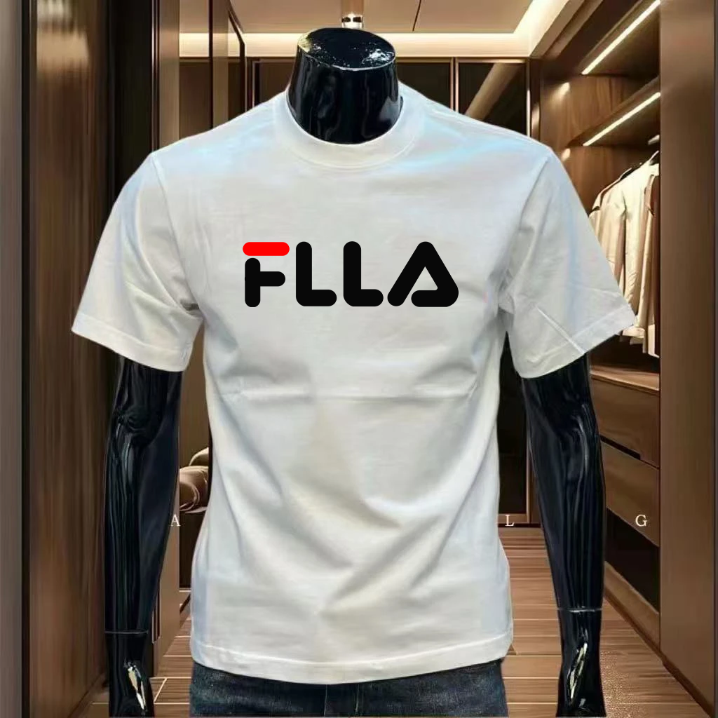 潮牌美式T恤潮流痞帅印花男款夏圆领宽松休闲短袖