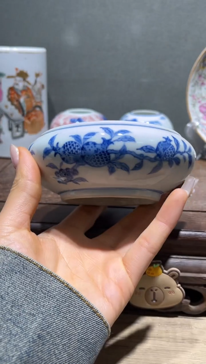 瓷片沈**白A934 瓷器小摆件小摆件