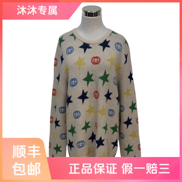 妃鱼/古驰/羊毛/毛衣/95新/沐八03