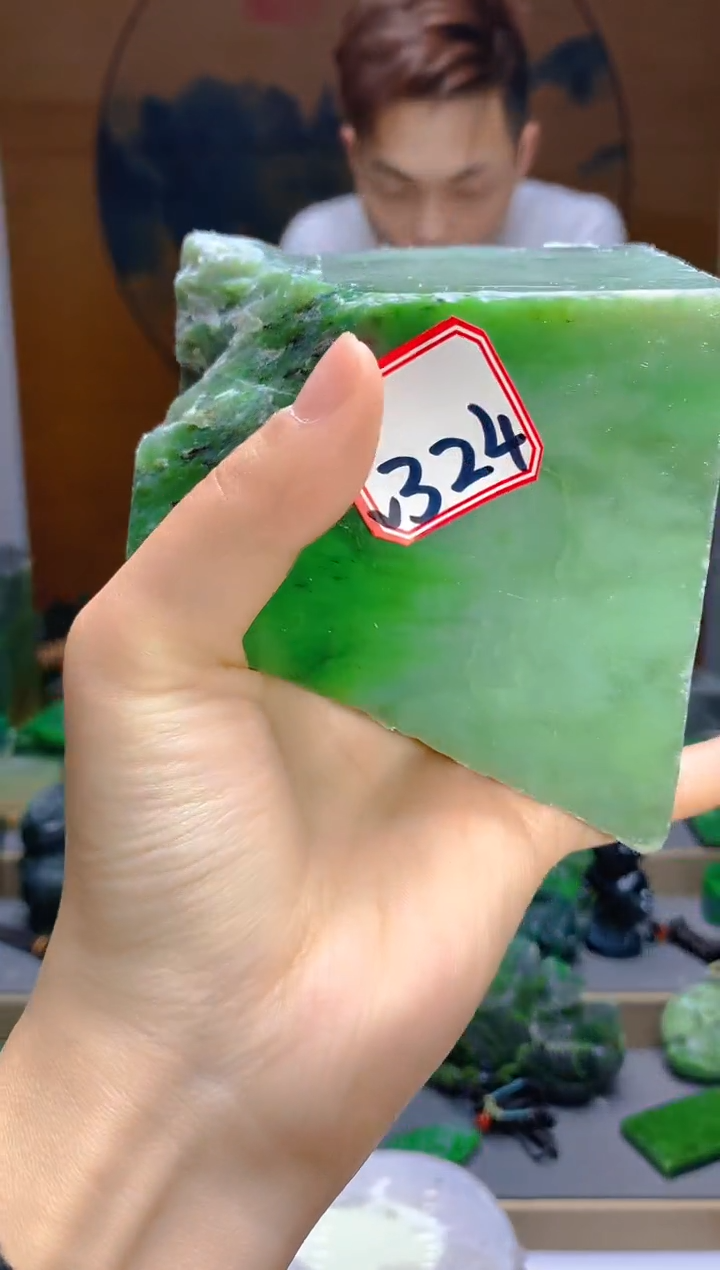 【闪购商品】和田玉（碧玉）珠宝半成品未镶嵌1