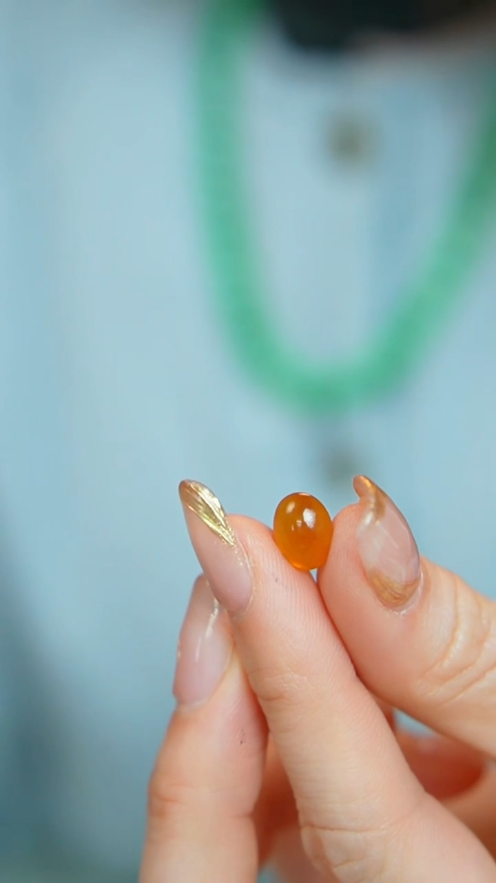 【闪购商品】翡翠裸石15号-蛋面/姿/L