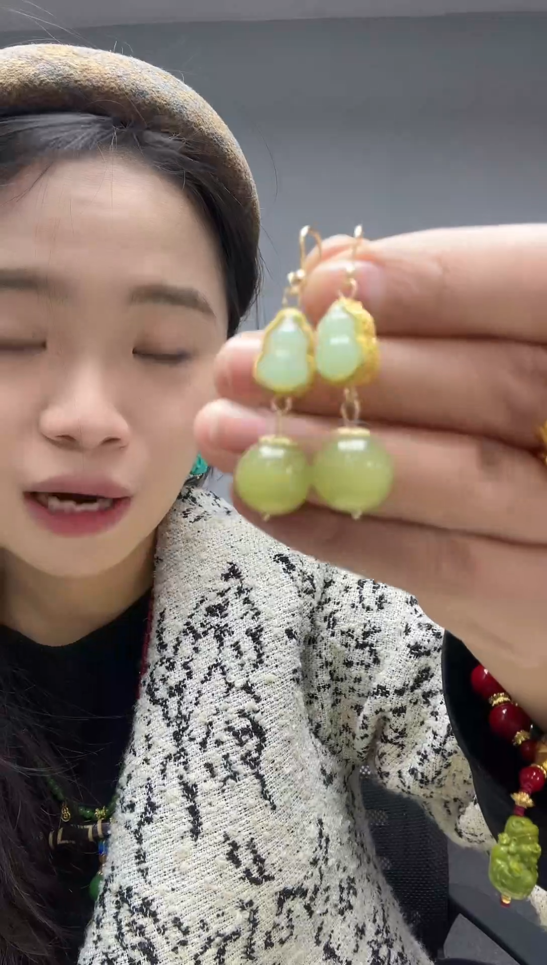 无非金属大圆珠宝高货颈饰