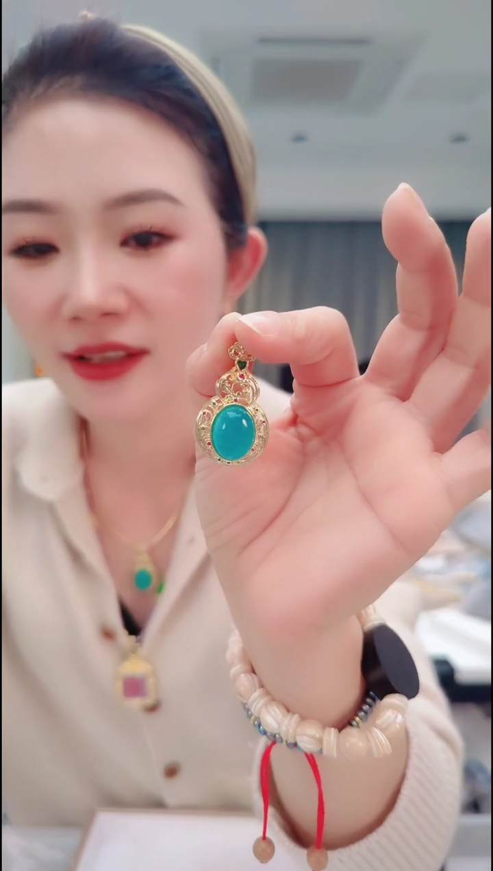 颈饰未镶嵌天河石31117项链