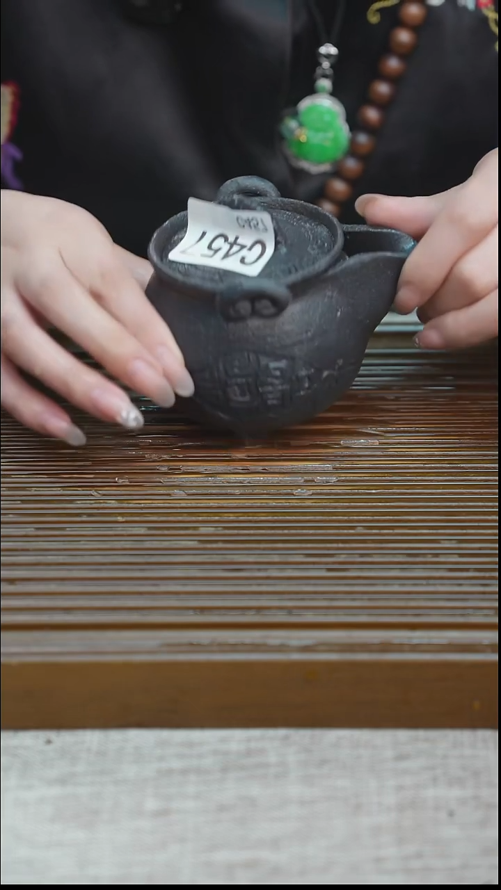纯手工粗陶茶具每一只不一样