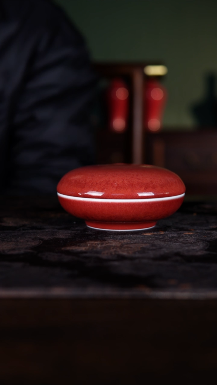 其他白泥豇豆红高温铜红釉