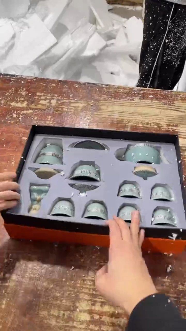 【闪购商品】瓷片黑马茶具甄选链接@@LS