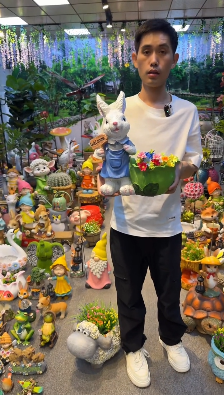 无花朵花园庭院摆件&00&