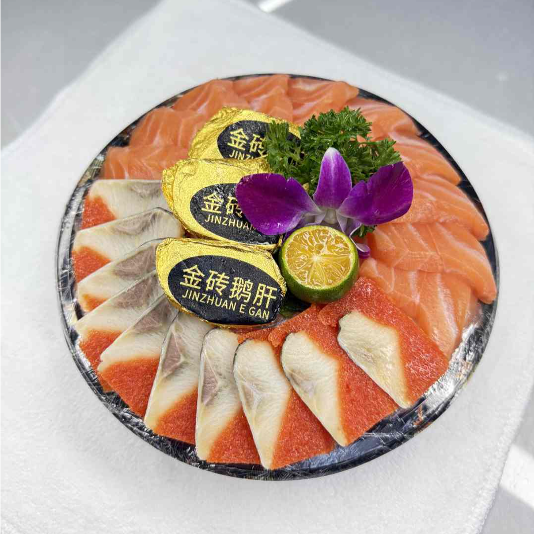 三文鱼 希灵鱼 鹅肝 刺身/份 约250g