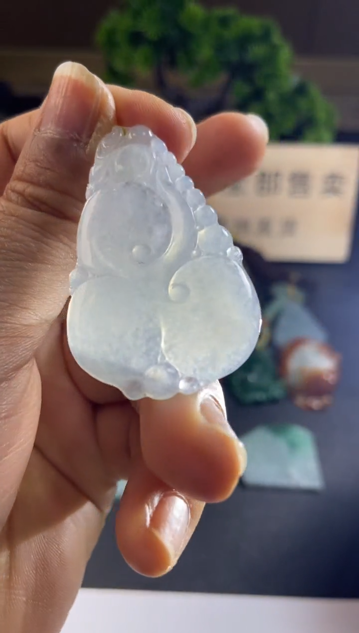 【闪购商品】翡翠颈饰银S925镶嵌成品10