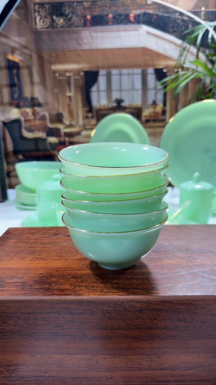 【闪购商品】.4.5英寸玉瓷碗6个口径11.5厘米