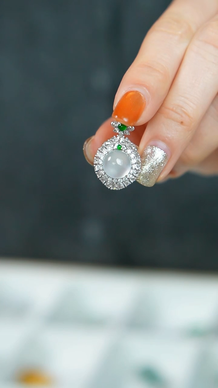 【闪购商品】翡翠挂件18K金镶嵌82号-吊坠/姿/2