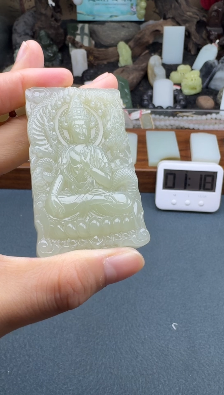 【闪购商品】和田玉颈饰未镶嵌开心