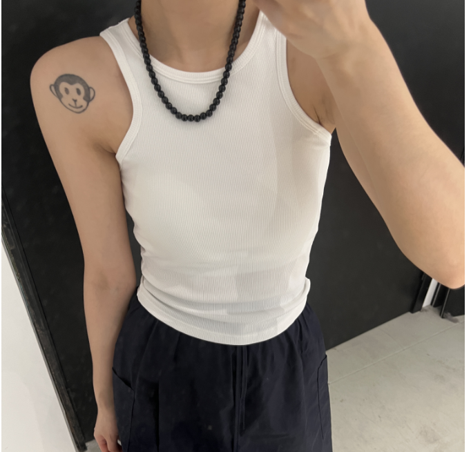 夏季工字针织背心女外穿修身内搭吊带无袖上衣