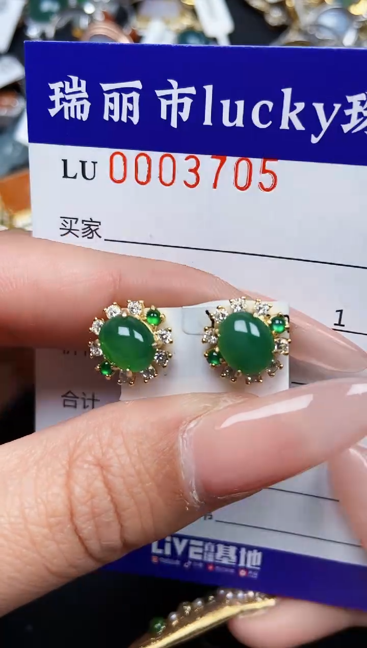 【闪购商品】翡翠颈饰银S925镶嵌3705