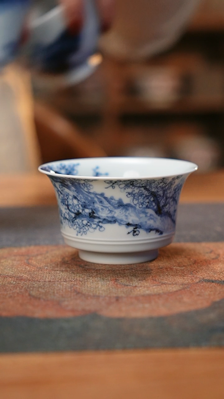 【闪购商品】康亭守艺有余系列：鳜鱼戏梅影马蹄杯