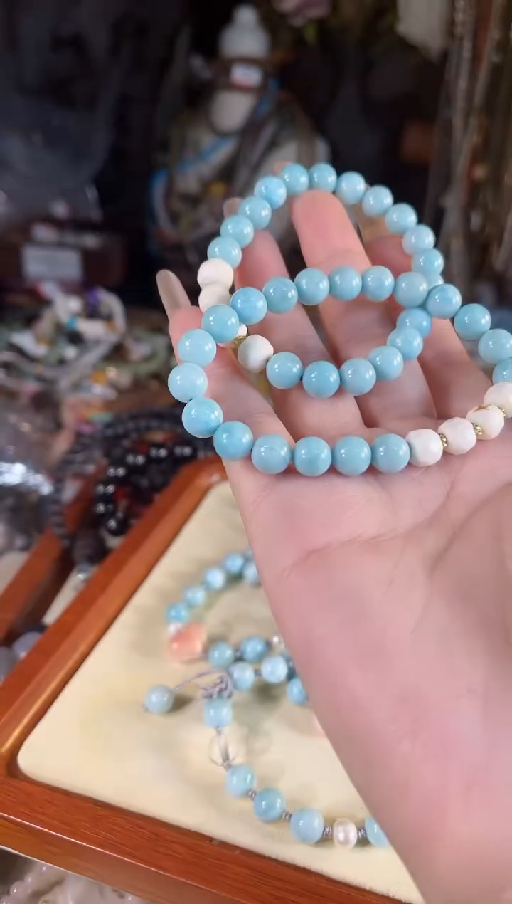 【闪购商品】针钠钙石（海纹石）手链未镶嵌多样性发货其一