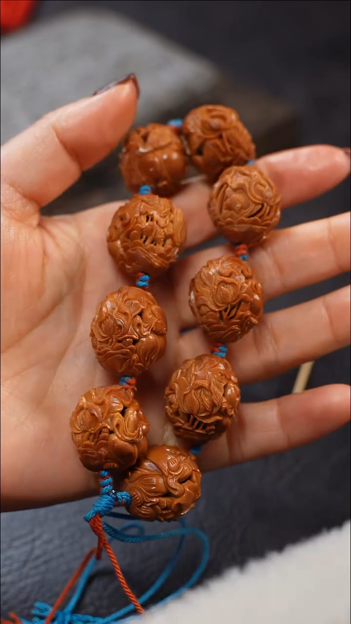 手串/手链橄榄核九林核雕文玩作品