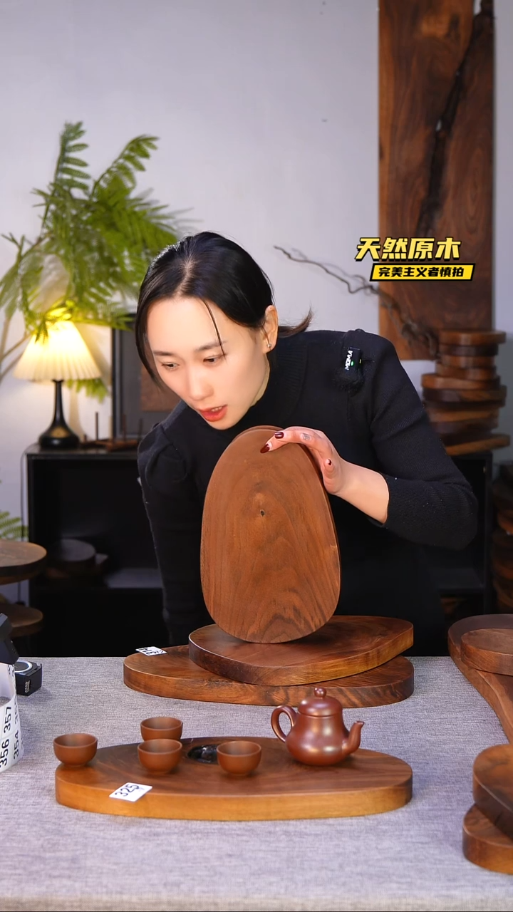 木北美黑胡桃原木.干裂疤结不属于商品质量问题完美主义者慎拍