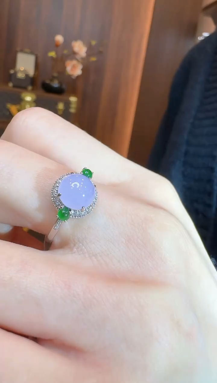 【闪购商品】翡翠戒指18K金镶嵌多样性团购发一件