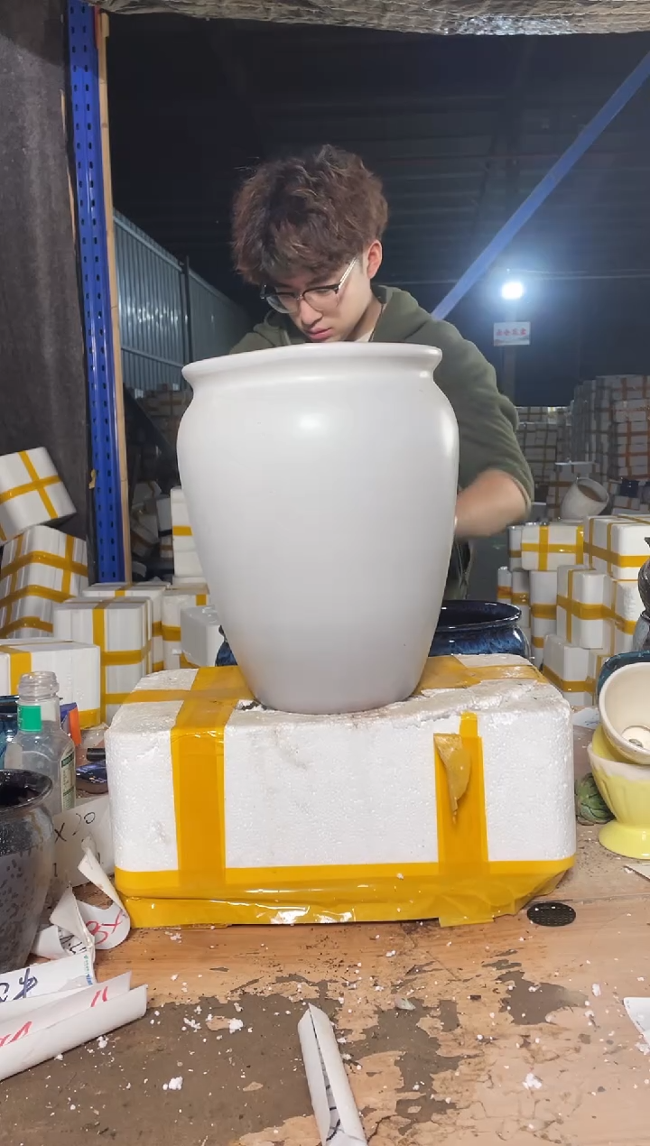 紫砂花盆宜兴紫砂粗陶花盆25-32