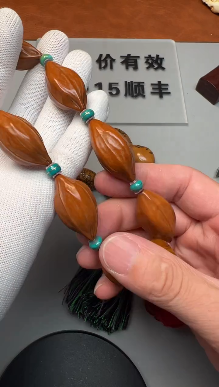 【闪购商品】橄榄核手串精品文玩橄榄核一条