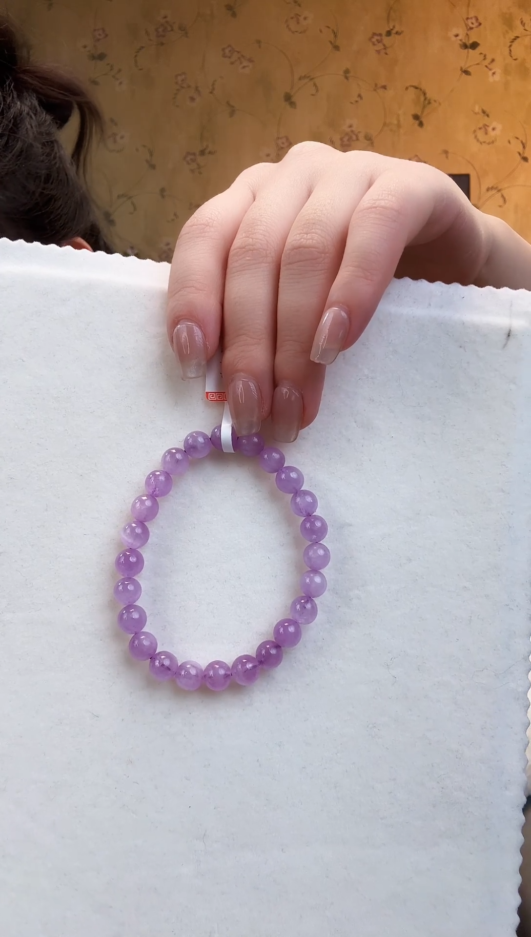 【闪购商品】锂辉石手串未镶嵌紫锂辉手串约8M