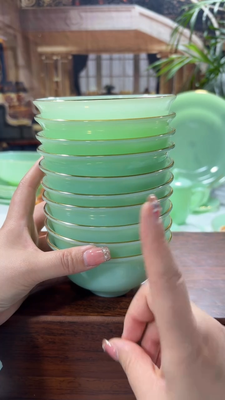 【闪购商品】...4.5英寸玉瓷碗10个口径11.5厘米 