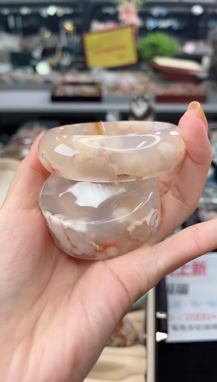 【闪购商品】石英质玉手镯未镶嵌57圈口（赠品镯心）3674498