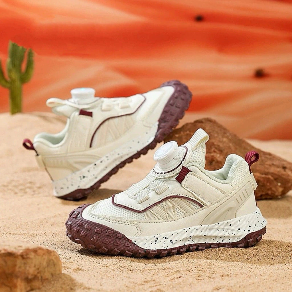 8612【漫山纪】男女童同款双网四季款运动户外登山鞋2025年新款