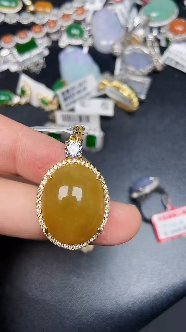 银S925镶嵌戒指翡翠2060