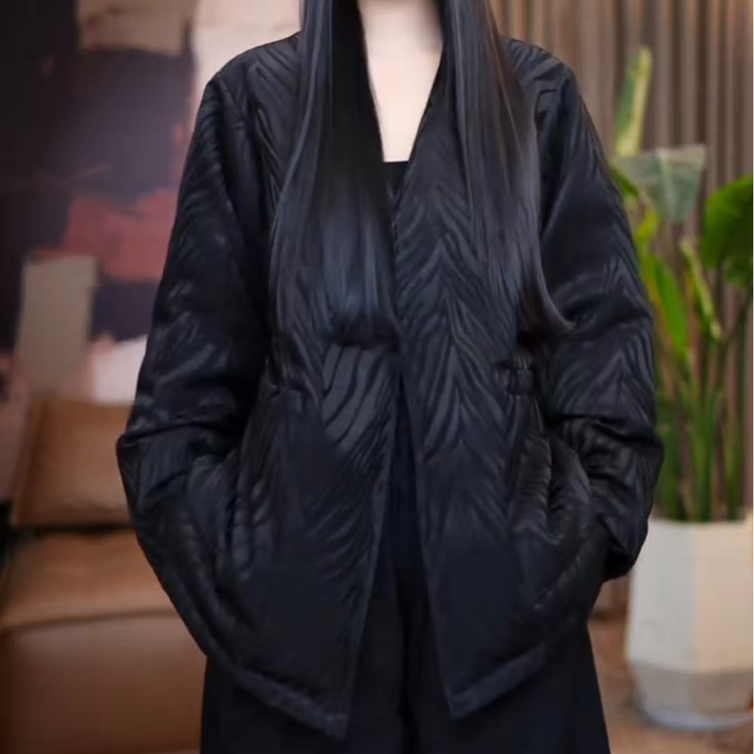 B『叶修』新中式原创设计百搭保暖复古休闲显瘦气质时尚宽松