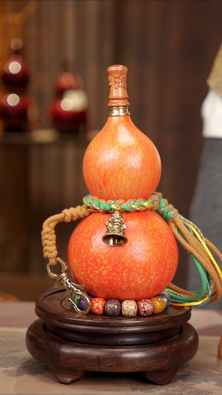 【闪购商品】108易林大漆酒葫芦----178