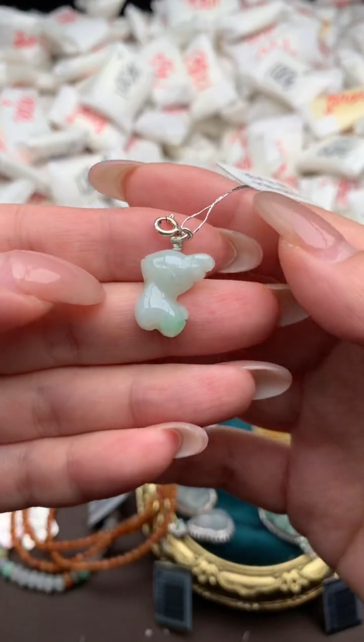 【闪购商品】翡翠颈饰银S925镶嵌一