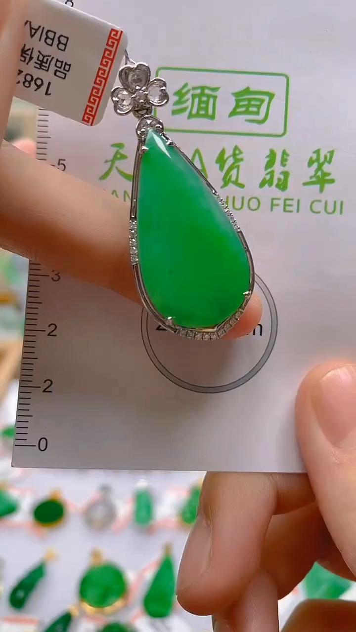【闪购商品】翡翠颈饰18K金镶嵌新号开播，全场乱卖