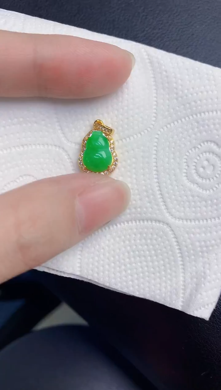 颈饰未镶嵌翡翠天然翡翠缅甸A货