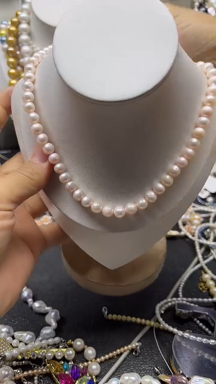 颈饰未镶嵌淡水珍珠多人