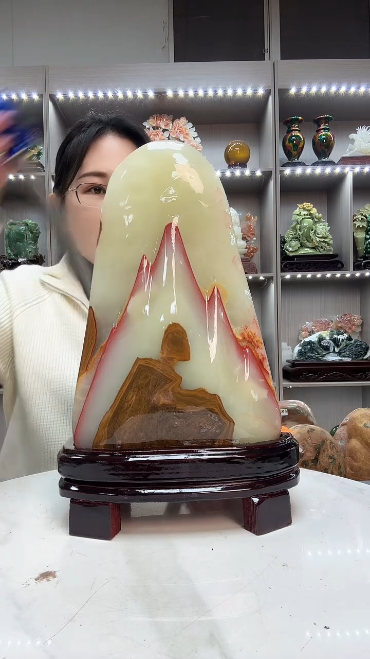 石材天然石材高端家居摆件