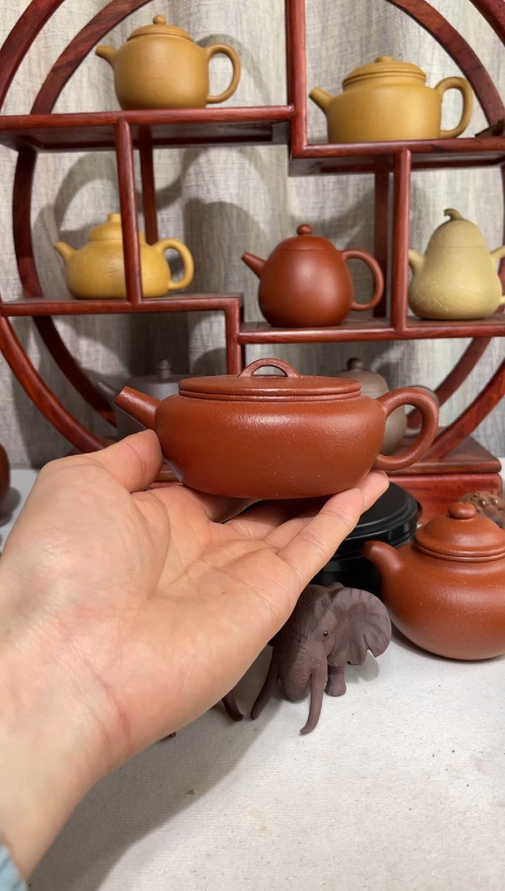 【闪购商品】紫砂茶壶小煤窑朱泥手工泥大彬诗意