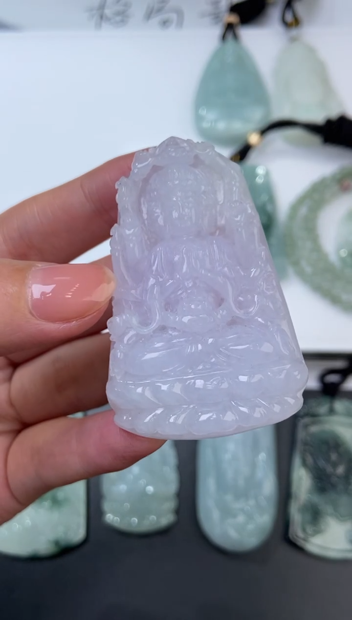 未镶嵌挂件翡翠374879   多人
