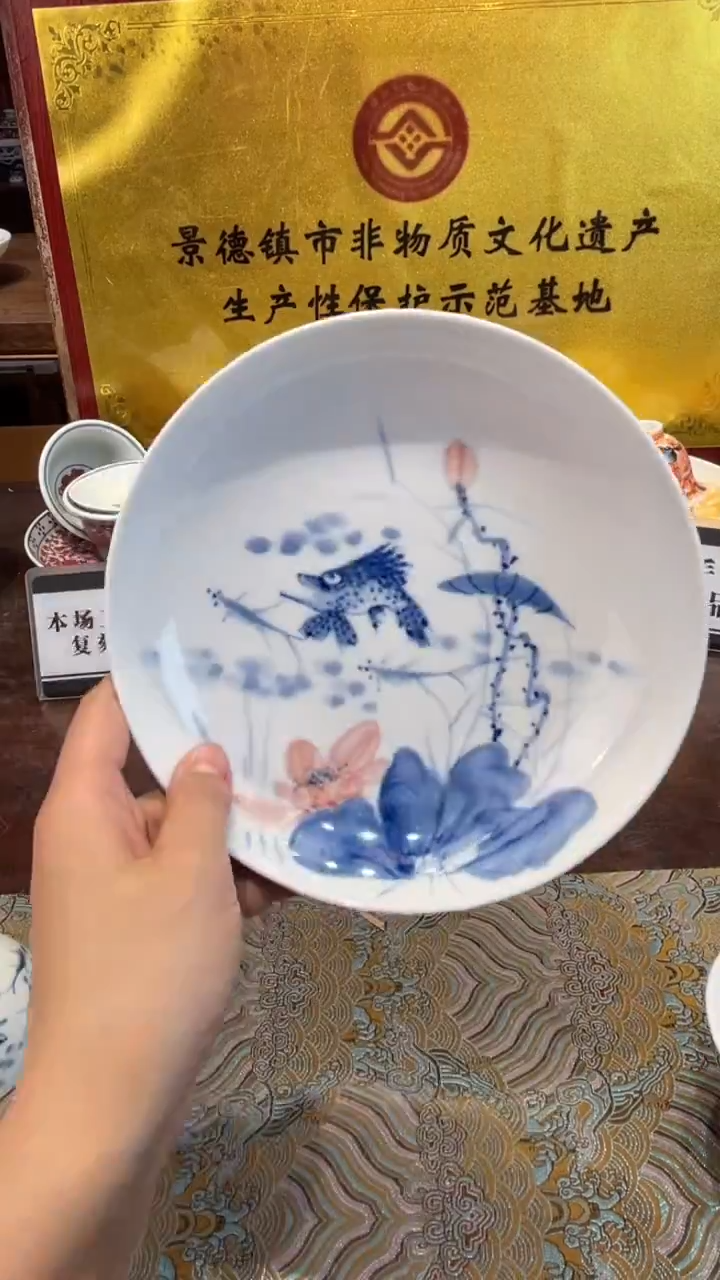杯子瓷景德镇手工手绘陶瓷