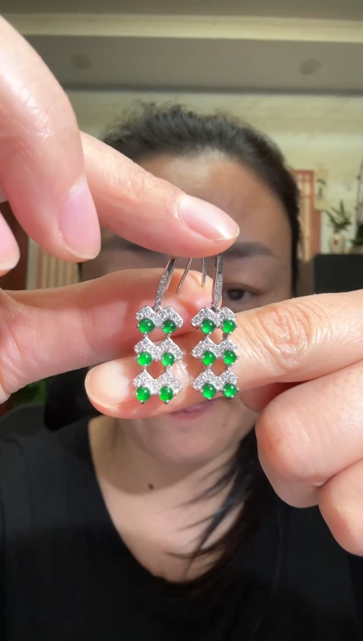 颈饰银S925镶嵌翡翠00006164