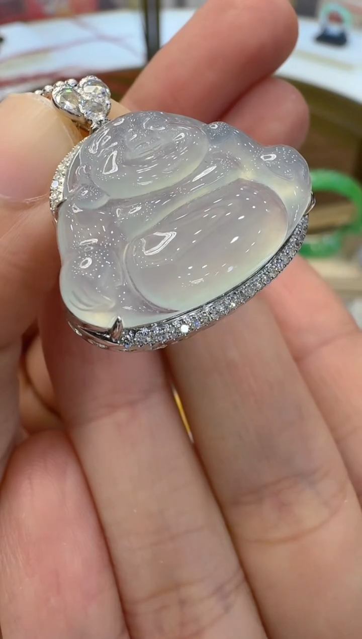 【闪购商品】翡翠吊坠(不含链)18K金镶嵌多样性团购发一件