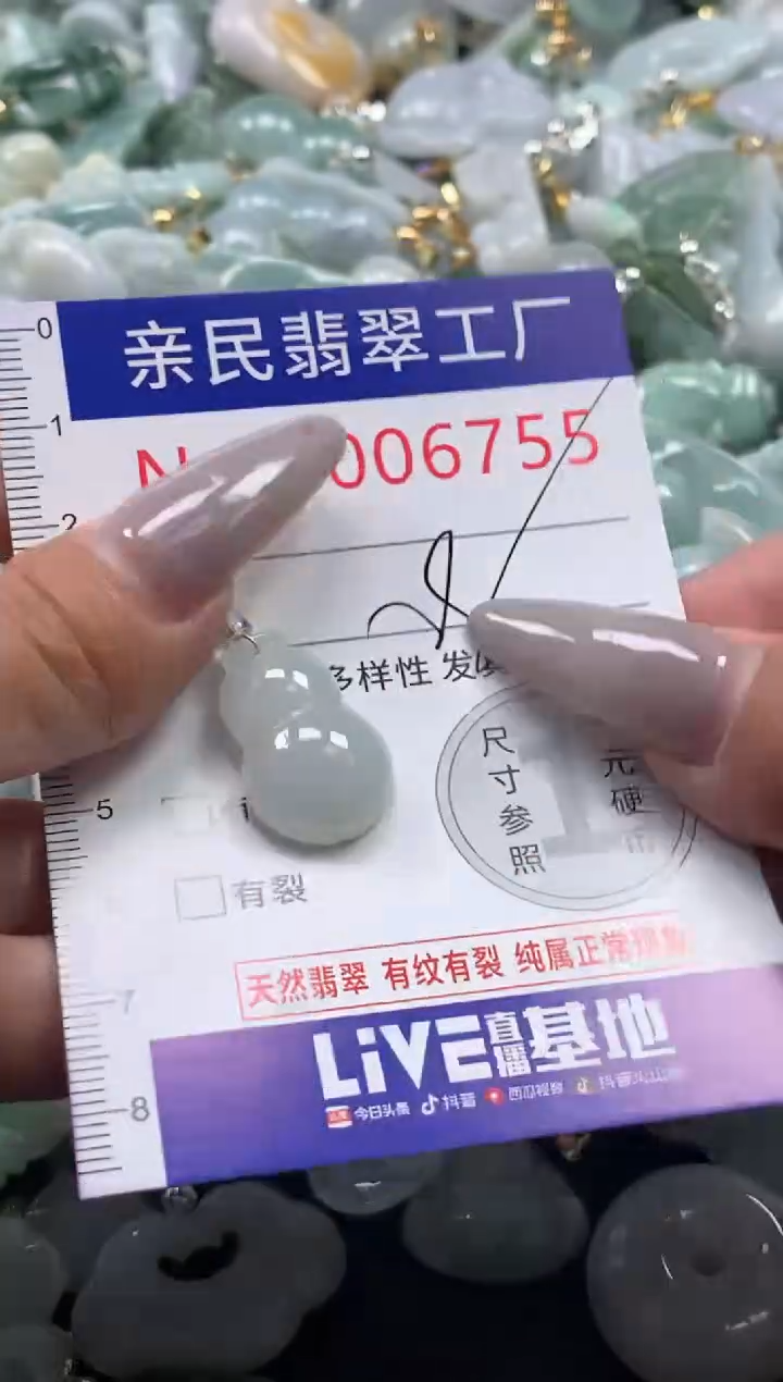 颈饰未镶嵌翡翠6755