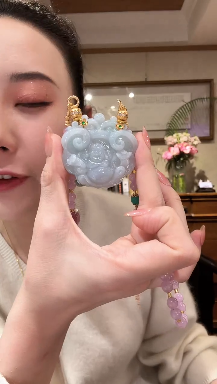 【闪购商品】翡翠颈饰未镶嵌国风