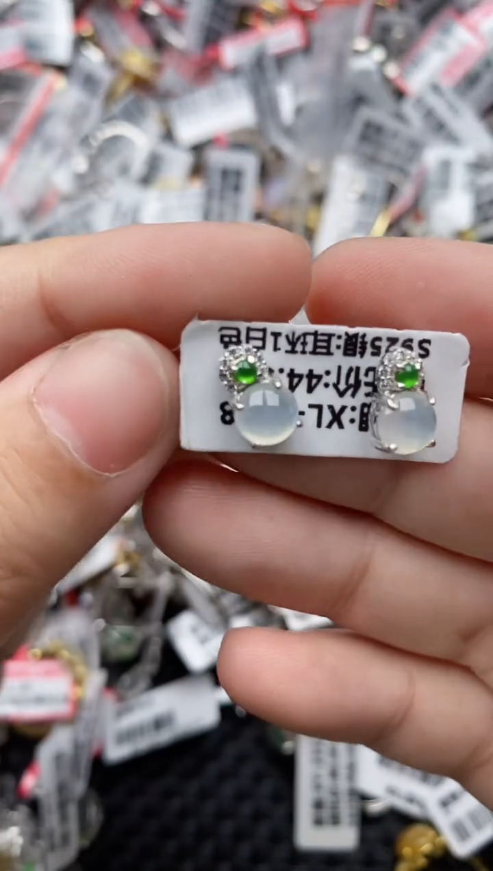 【闪购商品】翡翠戒指银S925镶嵌66666---8