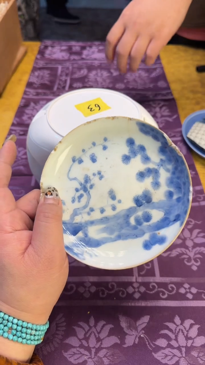 瓷片瓷器瑕疵瓷瓷瓷64三件